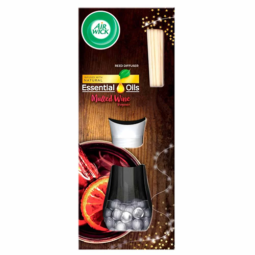Air Wick Essential Oils Reed Diffuser Mulled Wine 30ml No Banner