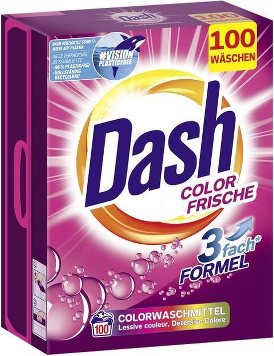 dash washing powder xxl pack color frische 100 was