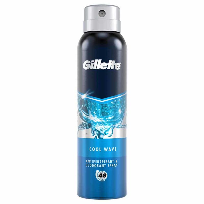 antiperspirant spray gillette cool wave 150 ml 8927446204446