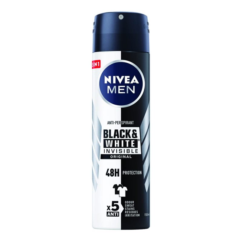 deodorant spray black white original 150 ml nivea 170