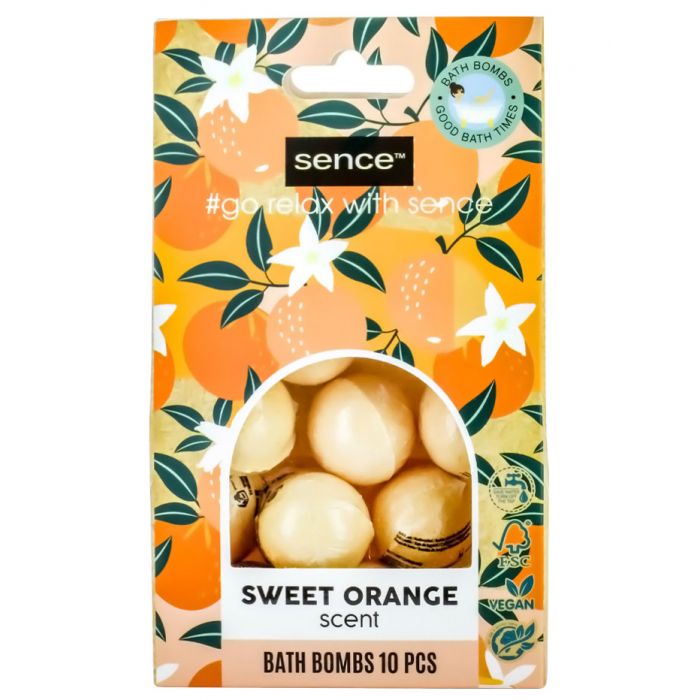 0020455 sence bombe de baie 10x10 g sweet orange