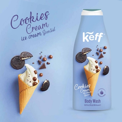 992447 Gel de dus Cookie Cream 500 ml Keff1 217080