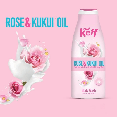 992584 Gel de dus Rose Kukui Oil 500 ml Keff1 217085