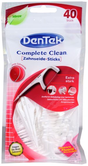 04734 V01 Dentek Complete Clean Zahnseide und Stick 40er