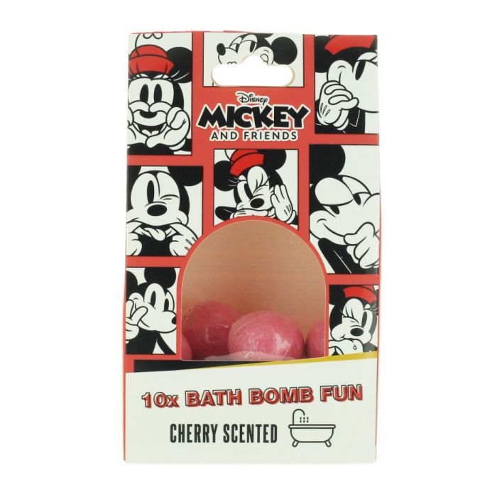 0019224disney bombe de baie 10x10 g mickey cherry scented
