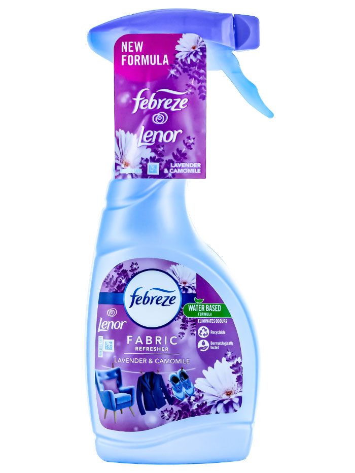0020148 febreze odorizant spray pentru textile 500 ml lenor lavender camomile