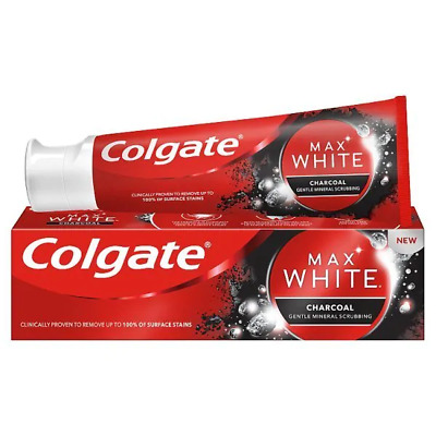 18337 colgate max white charcoal pasta de dinti cu carbune activat 75 ml