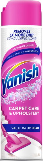 vanish carpet upholstery cleaning foam 600 ml 3745 109 0600 1