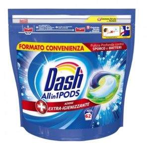 dash gel capsule pods 62buc set extra igienizzante 481745