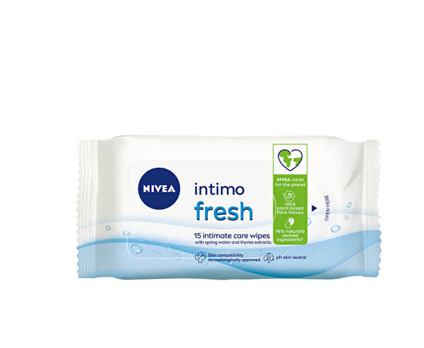 nivea ubrousky pro intimni hygienu intimo fresh intimate care wipes 15 ks 14786861144857