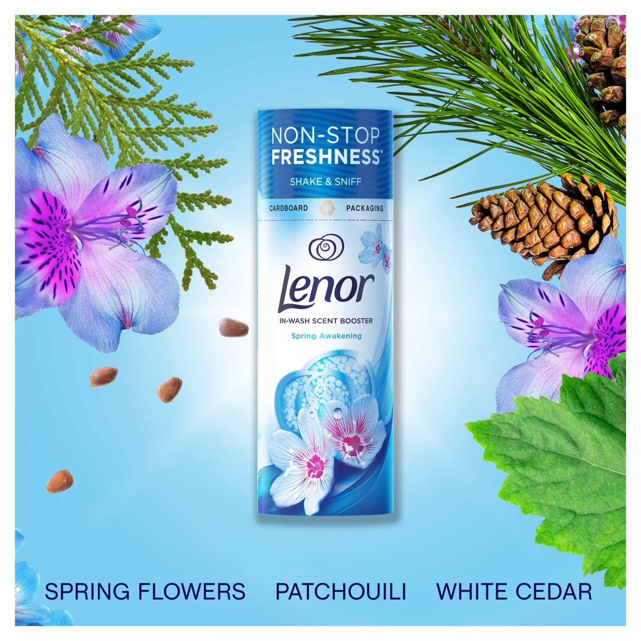 Lenor Perle parfumate Unstoppables Spring, 210 g cumpără permanent online  la un preț avantajos