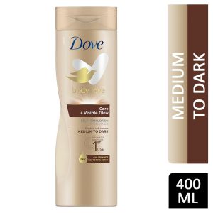 Dove Care Visible Glow Self Tan Lotion Medium To Dark 400ml