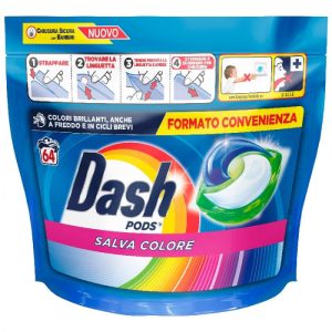 detergent dash ecodose salva colore 64 capsule 133420