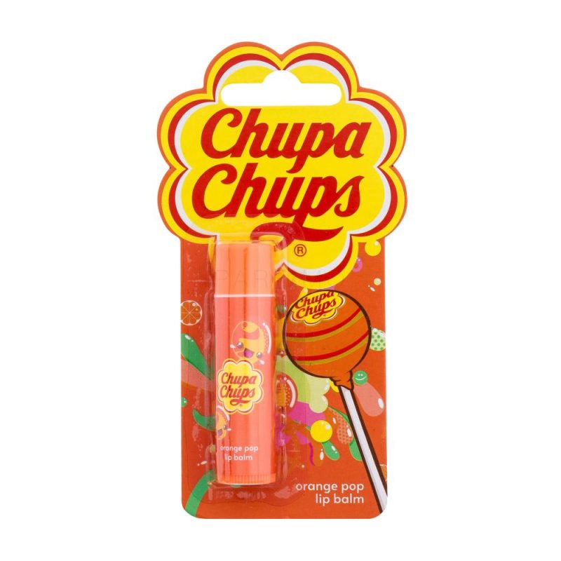 chupa chups lip balm orange pop balsam de buze pentru copii 4 g 524631