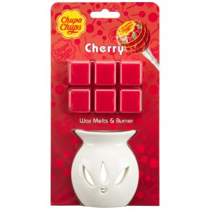389195 wax melts and burner set chupa chups cherry